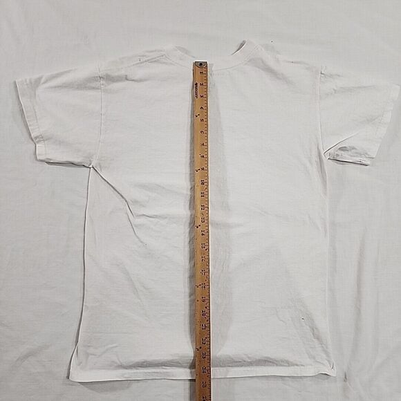 1888 Try Jesus Not Me Funny Dad Joke White Shirt Medium Reborn Kings - Picture 5 of 8